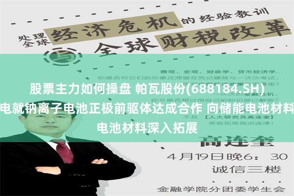 股票主力如何操盘 帕瓦股份(688184.SH)与乐普钠电就钠离子电池正极前驱体达成合作 向储能电池